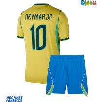 Brazil Neymar Jr #10 Domaci Dres za djecu SP 2026 Kratak Rukav (+ Kratke hlače)